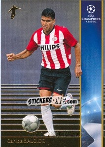 Sticker Carlos Salcido - UEFA Champions League 2008-2009. Trading Cards n. 167 - Panini