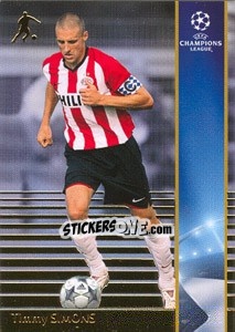 Cromo Timmy Simons - UEFA Champions League 2008-2009. Trading Cards - Panini