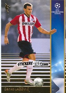 Sticker Danko Lazovic - UEFA Champions League 2008-2009. Trading Cards n. 171 - Panini