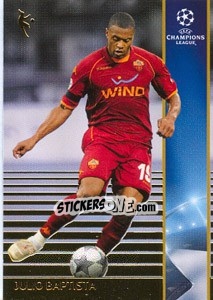 Sticker Julio Baptista - UEFA Champions League 2008-2009. Trading Cards n. 184 - Panini