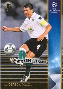 Sticker Anderson Polga - UEFA Champions League 2008-2009. Trading Cards - Panini