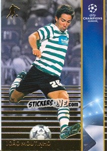 Sticker Joao Moutinho - UEFA Champions League 2008-2009. Trading Cards n. 197 - Panini