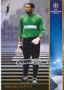 Sticker Robinson Zapata - UEFA Champions League 2008-2009. Trading Cards n. 201 - Panini