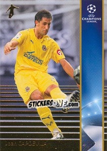 Sticker Joan Capdevila - UEFA Champions League 2008-2009. Trading Cards - Panini