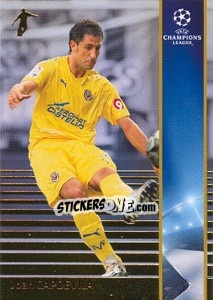 Sticker Joan Capdevila - UEFA Champions League 2008-2009. Trading Cards n. 209 - Panini