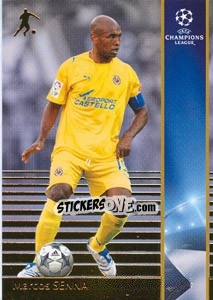 Sticker Marcos Senna - UEFA Champions League 2008-2009. Trading Cards n. 210 - Panini