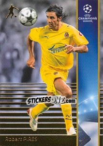 Sticker Robert Pires - UEFA Champions League 2008-2009. Trading Cards - Panini