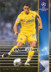 Sticker Nihat Kahveci - UEFA Champions League 2008-2009. Trading Cards n. 213 - Panini
