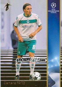 Sticker Clemens Fritz - UEFA Champions League 2008-2009. Trading Cards n. 215 - Panini