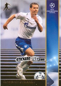 Sticker Konstantin Zyryanov - UEFA Champions League 2008-2009. Trading Cards n. 225 - Panini