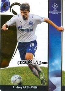 Sticker Andrey Arshavin - UEFA Champions League 2008-2009. Trading Cards - Panini