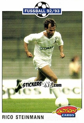 Cromo Rico Steinmann - Bundesliga Fussball 1992-1993 Action Cards - Panini