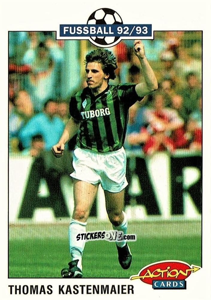 Cromo Thomas Kastenmaier - Bundesliga Fussball 1992-1993 Action Cards n. 149 - Panini