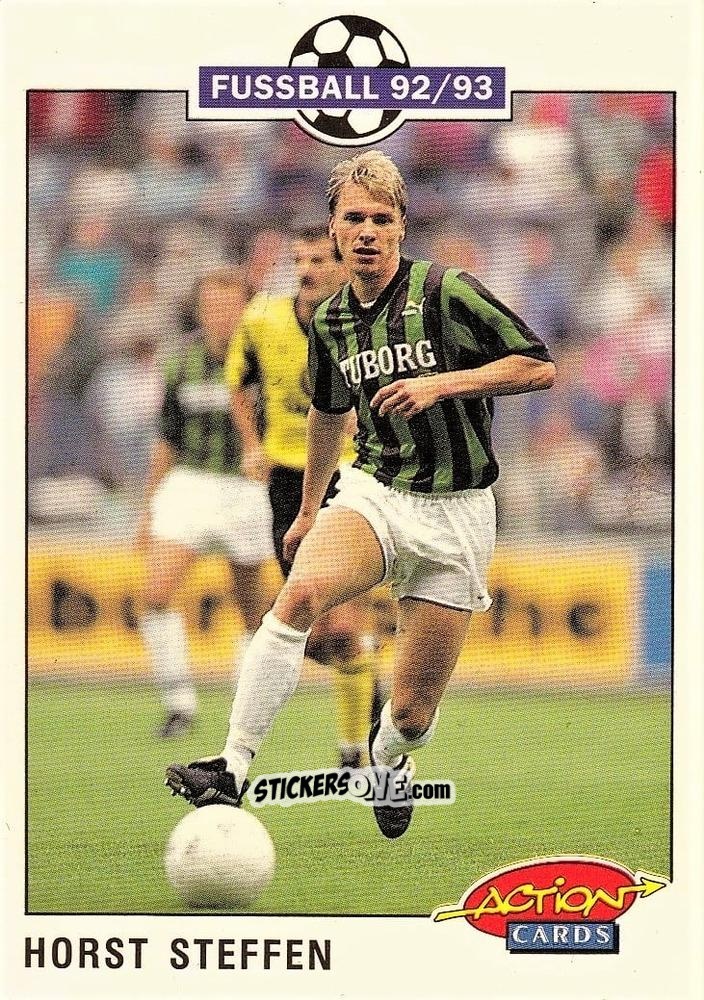 Sticker Horst Steffen - Bundesliga Fussball 1992-1993 Action Cards n. 153 - Panini