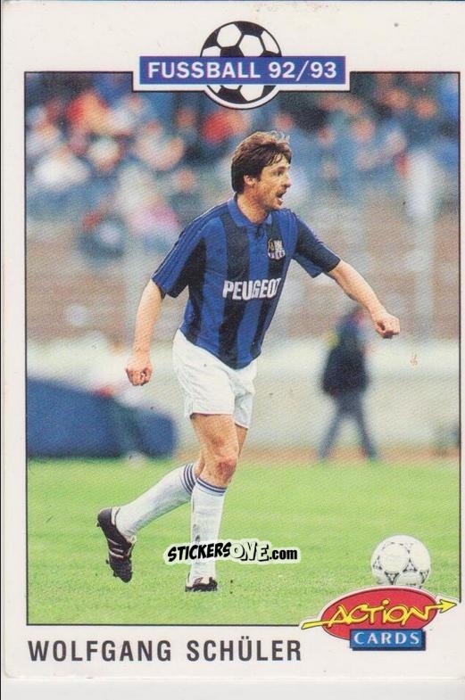 Cromo Wolfgang Schuler - Bundesliga Fussball 1992-1993 Action Cards n. 188 - Panini