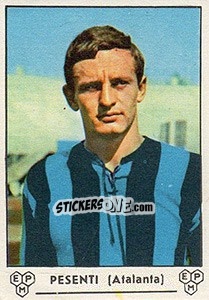 Sticker Alfredo Pesenti - Calciatori 1964-1965 n. 3 - Panini