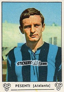 Sticker Alfredo Pesenti - Calciatori 1964-1965 - Panini