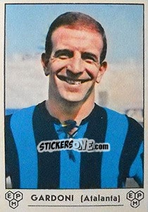 Sticker Pietro Gardoni - Calciatori 1964-1965 n. 7 - Panini