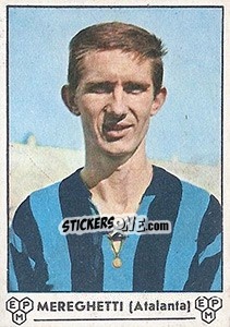 Sticker Mario Mereghetti - Calciatori 1964-1965 - Panini