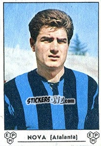 Sticker Enrico Nova - Calciatori 1964-1965 - Panini