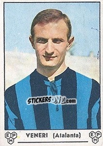 Cromo Giorgio Veneri - Calciatori 1964-1965 - Panini