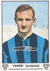 Sticker Giorgio Veneri - Calciatori 1964-1965 n. 16 - Panini