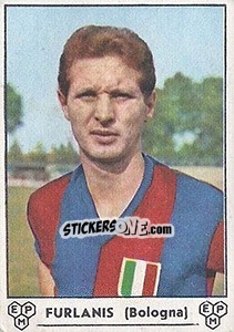 Sticker Carlo Furlanis - Calciatori 1964-1965 - Panini