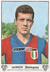 Sticker Francesco Janich - Calciatori 1964-1965 - Panini