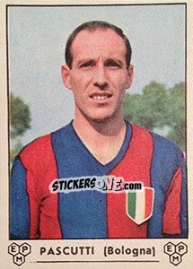 Sticker Ezio Pascutti - Calciatori 1964-1965 n. 29 - Panini