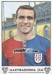 Sticker Mario Martiradonna - Calciatori 1964-1965 - Panini