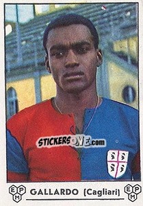 Sticker Felix Alberto Gallardo - Calciatori 1964-1965 - Panini