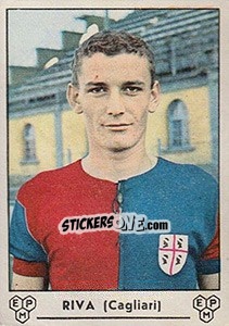 Sticker Luigi Riva - Calciatori 1964-1965 n. 45 - Panini