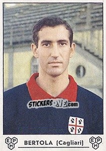 Cromo Sergio Bertola - Calciatori 1964-1965 - Panini