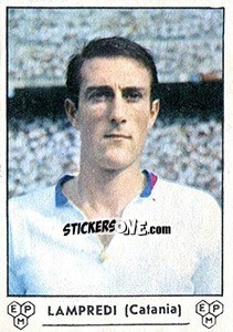 Sticker Giampaolo Lampredi - Calciatori 1964-1965 n. 51 - Panini