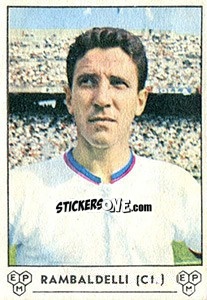 Sticker Renato Rambaldelli - Calciatori 1964-1965 - Panini