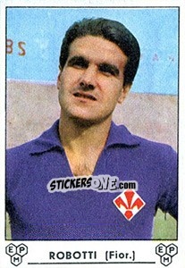 Sticker Enzo Robotti - Calciatori 1964-1965 n. 67 - Panini