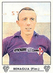 Figurina Renato Benaglia - Calciatori 1964-1965 - Panini