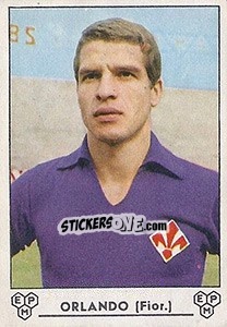 Sticker Alberto Orlando - Calciatori 1964-1965 n. 76 - Panini