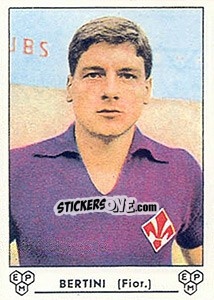 Sticker Mario Bertini - Calciatori 1964-1965 - Panini
