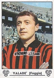 Sticker Ambrogio Valade - Calciatori 1964-1965 - Panini