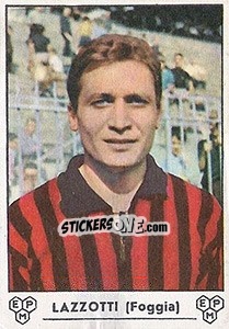 Cromo Paolo Lazzotti - Calciatori 1964-1965 - Panini