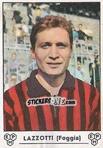 Sticker Paolo Lazzotti - Calciatori 1964-1965 n. 89 - Panini
