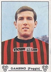 Sticker Cataldo Gambino - Calciatori 1964-1965 n. 96 - Panini