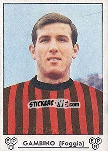 Cromo Cataldo Gambino - Calciatori 1964-1965 - Panini