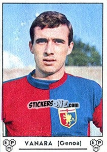 Cromo Elio Vanara - Calciatori 1964-1965 - Panini