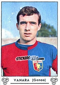 Figurina Elio Vanara - Calciatori 1964-1965 - Panini