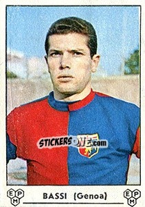 Figurina Giampiero Bassi - Calciatori 1964-1965 - Panini