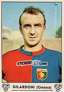 Sticker Glauco Gilardoni - Calciatori 1964-1965 - Panini