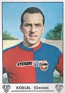 Sticker Rudolf Koelbl - Calciatori 1964-1965 - Panini