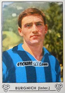 Sticker Tarcisio Burgnich - Calciatori 1964-1965 - Panini